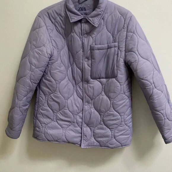 Zara Girls Quilted Jacket 13-14 - Picture 3 of 6